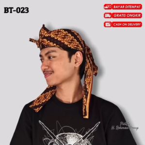 Bendo Khas Sunda | Ikat Kepala Praktis Motif Batik | Blangkon Sunda Jawa | Asesoris Pria Wanita