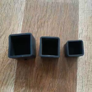 Combo 10 chụp chân bàn ghế nút bịt ngoài sắt hộp vuông 25x25mm- chụp ngoài vuông