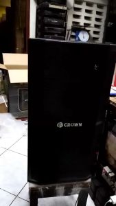 Crown BF-118 800W 3 Way Dual 10 Karaoke Baffle Speaker (1PC)