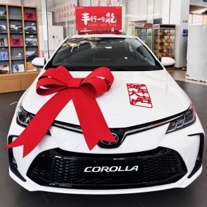 New Car Delivery Super Large Bows Pick-up Ceremony Layout Big Red Flower Car 4S Shop Exhibition Hall Exhibition Car Decoration Latte Art