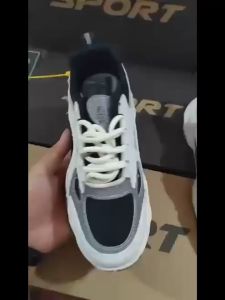 Sogo Fashion รองเท้าผ้าใบ รองเท้าผ้าใบผู้หญิง รองเท้าแฟชั่น ส้นเพิ่มขึ้น 3.5CM W79