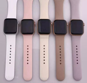 Original Silicone Strap for Watch Ultra 2 46mm 49mm 45mm 44mm 41mm 40mm 42mm 38mm Women Men iWatch Series 10 9 Sport Strap for Watch Series 8 SE SE2 7 6 5 4 3 2 1