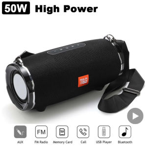 T&G | Powerful Portable Radio FM Wireless Caixa De Som Bluetooth Speaker Music Sound Box Blutooth For High Power Subwoofer Blootooth