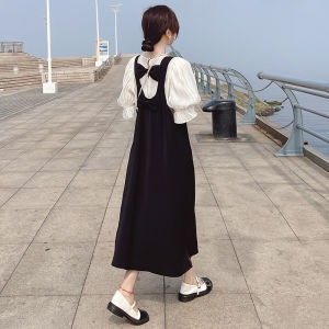 Fashionable Chiffon Two-Piece Set Summer 2025 New Style Age-Defying Strap Dress Womens Clothing Polyester Spring Launch