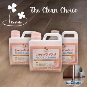 RuYuAn Concentrated Floor Cleaner Detergent  900ml Citronella Oil Tea Tree Oil Insect Repellent  flooring marble timber SPC vinyl laminated floor (如愿)浓缩香茅茶树油精油地板抹地水 Pencuci Lantai Serbaguna Pekat Serai Wangi