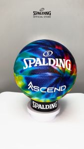 ลูกบาสเกตบอล Spalding รุ่น Ascend Series - Rainbow เบอร์ 7 หนังPU แถมฟรีที่สูบลม
