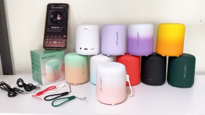 HusayTech Upgraded Mini Wireless Bluetooth Speaker 18Hrs Playtime Support TF Card Mic