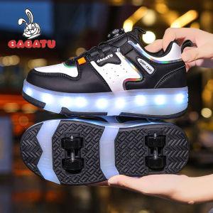 Flashy Four-Wheel Roller Skates Kids