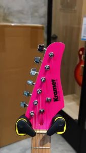 Kramer Focus VT-211S Original Collection Electric Guitar with Tremolo - Hot Pink [VT211S]
