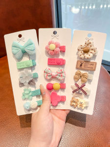 Cute Childrens Hair Clips Female Kids Adorable Side Forehead Beach Edge Hair Accessories Fresh out New Style 2022 Autumn