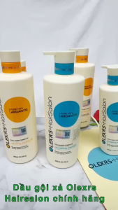 Dầu gội xả Olexrs HairSalon Argan Oil Collagen chính hãng phục hồi tóc chống rụng kích mọc tóc tóc bóng mượt khỏe mạnh/ Shampoo and Conditioner Olexrs HairSalon Argan Oil Collagen pure 100% argan oil collagen complex restorative formula