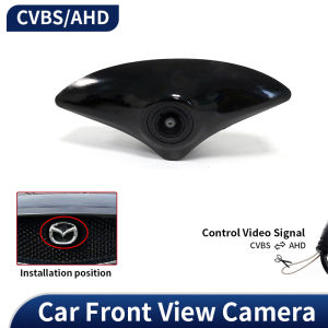 AHD Car Front View Camera Fisheye Wide Angle Night Vision Front Logo Camera For Mazda CX5 CX-5 KE 2012 2013 2014 2015 2016