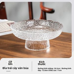 MADASHUAI | Khay Trái Cây Thủy Tinh Sang Trọng Cao Cấp