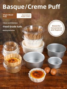 Non-Folding Baking Paper for Cheesecake And Desserts Oil Resistant Packaging Paper 4/5/6/8 Inch Size by Haolü