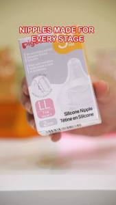 Pigeon Official - New and Improved Wide Neck PP Nipple for Wide Neck Bottle Y-Cut (2L) for 9+ Months Babies Anti Colic No Nipple Confusion AVS System Latch On Line BPA Free Ultra Soft Flexible Nipples Japan No. 1 Brand