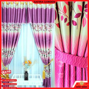 Gorden Blackout Import Poni Tempel - Anti Panas & Cahaya Kualitas Premium untuk Jendela & Pintu