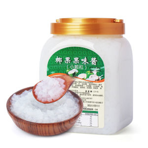 Original Flavor Coconut Fruit Kernels Bucket Packaged Three Color Crystal Fruit Jelly Pudding Dessert Ingredient by Shifruit