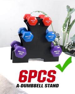 ชั้นวางดัมเบล 3 ระดับ ทรง A - เครื่องออกกำลังกาย แบรนด์ IRONTEC