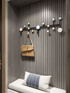 ตู้เสื้อผ้าติดประตูหน้าบ้านแบบสร้างสรรค์ ไม่ต้องเจาะผนัง ตู้เสื้อผ้าตกแต่งภายในบ้าน เก๋ไก๋ สุดหรู โลหะผสม