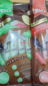 Bio Creamy Treats 60 Gram isi 4x15 Gram - Snack Cemilan Kucing