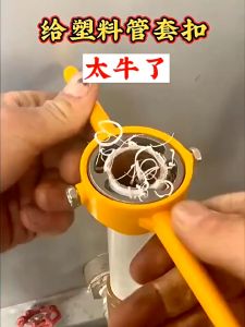 High Quality6pcs PVC Pipe Threader NPT Thread Tap Die Set Powerful 1/2 3/4 1 Inch Plumbing PVC Thread Tool Maker Screw Die Set Hand Tool