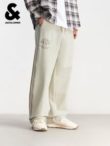 Jack Jones | NBA Collaboration Lakers Mens Pants Autumn New Color Contrast Strips Embroidered Loose