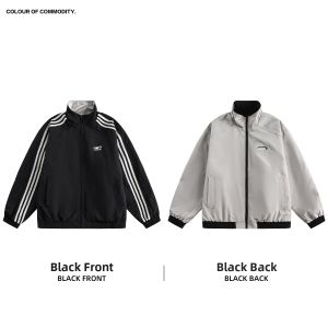 CHANT2nd | Retro Two-sided Baseball Jacket Sporty Casual Spring Autumn Wear