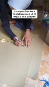 Pola Instan Outer Pinguin Wanita Dewasa