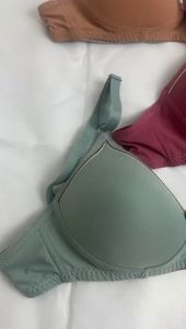 3pcs Bh Bra Wanita Tanpa Kawat Polos Busa Cup kecil Size 34 36 38 40 Paket Usaha Promo Murah