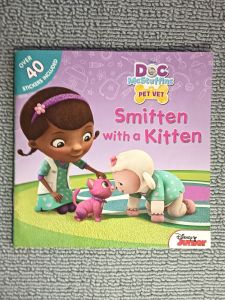 PRELOVED Disney Junior Doc McStuffins: Pet Vet Smitten with a Kitten Childrens storybook with stickers