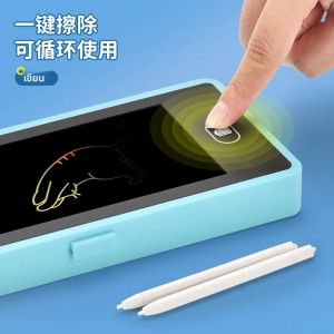 กล่องใส่ปากกาพร้อมจอ LCD 2-in-1 สำหรับเขียนและวาดภาพ ลบได้ น่ารัก เหมาะสำหรับโรงเรียนและสำนักงาน