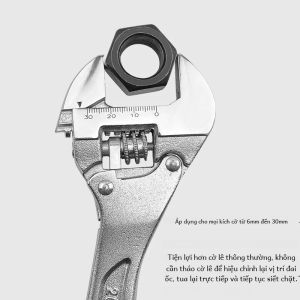 Cờ Lê Ratchet Đa Năng 8 Inch/10 Inch Cờ Lê Miệng Mở Kìm Bấm Thép Crom-Vanadi Dùng Cho Sửa Chữa Gia Đình Dụng Cụ Đa Năng