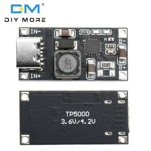 Diymore DC 4.5-9V tp5000 4.2V/3.6V 1A Li-ion bảng sạc pin mô-đun sạc sạc quản lý mô-đun điện Board Loại C giao diện