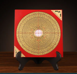 Brass Feng Shui Compass bagua Luo Pan Ornament High Precision Home Office Good Luck Compass