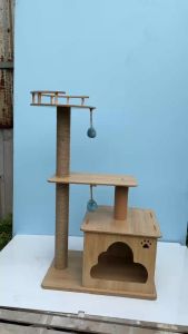 Mã CT007 trụ cào móng cho mèo PETDECOR tạo không gian chơi cho boss