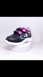 FIURI - NEW ERA - ARIEL VELCRO 29-32 HITAM PINK - SEPATU SNEAKERS KANVAS SOL KARET ANAK KECIL PEREMPUAN - SEPATU PUTRI DUYUNG KETS LUCU FASHION TRENDY - SEPATU SEKOLAH PAUD TK KRETEKAN PEREKAT ANAK CEWEK MURAH PROMO DISKON BONUS KAOS KAKI