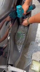 Yamaha Nmax V2 Alloy/Powder Coated FootBoard Matting