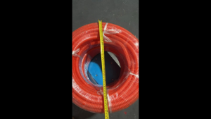 PVC Flexible Hose 50/100m Per Roll Orange Flexible Conduit Electrical 1/2" 3/4" 1"