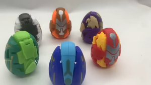 4 pcs Transforming Egg Toy Set Dino Robot Deformation Egg Surprise Toy for Kids Boys Girls