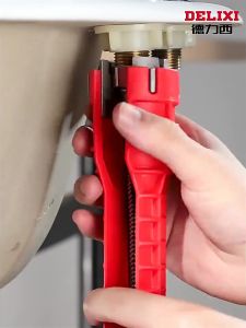 【Clearance Sale】8 In 1 Magic Wrench Faucet Sink Multi Key Tool Set Spanner Installation Shower Wrench Sink Plumbing Tools Toilet Flume Wrench Repair Tools