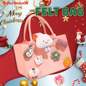 Children cartoon bag Mini fashion luggage bag for kids Plush baby pack Small felt ball series Cute multicolour baby bag