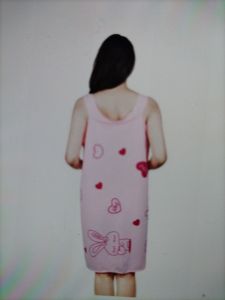 Wearable Bath Towel Wrap for Women Soft Absorbent Bathrobe Spa Shower Beach Cover Up