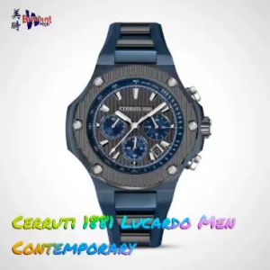 🔥New🔥Cerruti 1881 Lucardo Contemporary CTCIWGO0050601/ CTCIWGO0050602 Men Watch