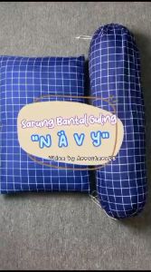 FREE ONGKIR COD 5.5 SALE!! Sarung Bantal & Sarung Guling Basic Motif Kotak Aesthetic Murah Meriah