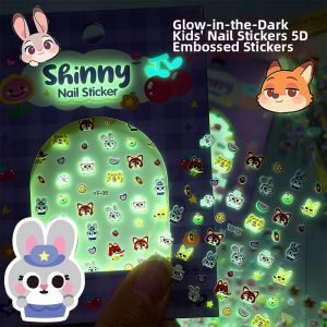 WANXUEXING | Glowing Safe Non-Toxic Nail Stickers