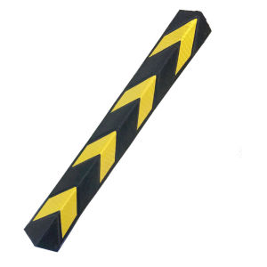 80/100cm Rubber Wall Corner Guard for Parking Garages and Warehouse Columns Reflective Garage Wall Protector Cover