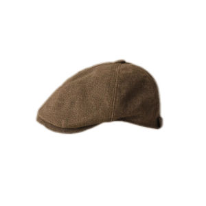 Shu Jiu Jia Retro British Cotton and Linen Vintage Advance Hats Female Autumn K-style Ins Casual Anti-Wear Duckbill Beret Tide