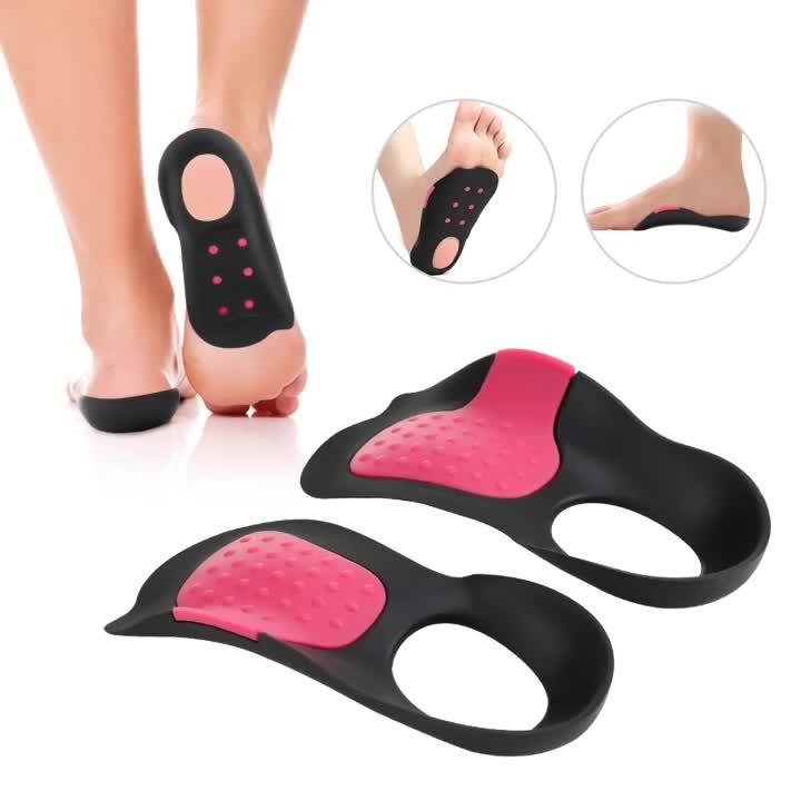 1pair Orthopedic Arch Support Insoles for Flat Feet & X/O Legs Correction-Pain Relief Plantar Fasciitis Insoles for Men and Wome