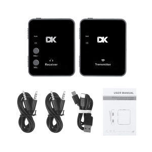 IRIN | DK Wireless Transmitter Receiver Set Monitoring In Ear System Low Latency Transmitter Receiver Kit for Musicians Live Shows