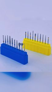 10pcs/kit Dental Diamond Burs Composite/Polishing Tooth Preparation Bur For High Speed Handpiece